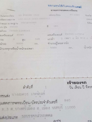 6ล้อดั้ม เครื่องEH700เกียรล๊อกสโลกลาง เพาเวอร์  ช่วงล่างอีซุ200 เล่มทะเบียน เอกสารพร้อมโอน 215000฿ ต่อลอง 0811336755ภัท