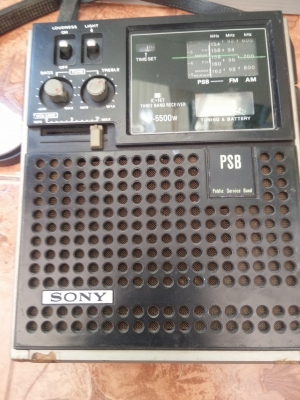 ขายวิทยุ SONY ICF-5500W THREE BAND RECEIVER
