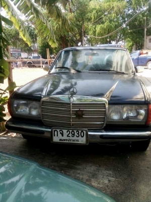 ขาย BENZ 230 E ปี 87 เครื่องนิสสัน rd28 ดีเซล เกียร์ออโต้ สีน้าเงิน สภพาแห้ง ๆ รถขับดี มีทะเบียนพร้อมโอนครับ