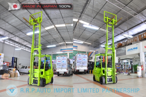 รถโฟล์คลิฟท์พร้อมขาย TOYOTA รุ่น 7FG15-19462 นำเข้าจากประเทศญี่ปุ่น 100\% ไม่เคยใช้งานในไทย