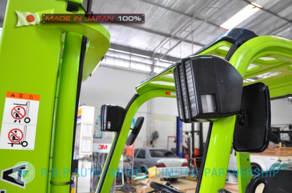 รถโฟล์คลิฟท์พร้อมขาย TOYOTA รุ่น 7FG15-19462 นำเข้าจากประเทศญี่ปุ่น 100\% ไม่เคยใช้งานในไทย