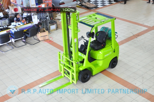 รถโฟล์คลิฟท์พร้อมขาย TOYOTA รุ่น 7FG15-19462 นำเข้าจากประเทศญี่ปุ่น 100\% ไม่เคยใช้งานในไทย