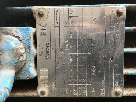 ขายมอเตอร์ 60 แรง ยี่ห้อ ABB ขายมอเตอร์ 60 แรง ยี่ห้อ ABB