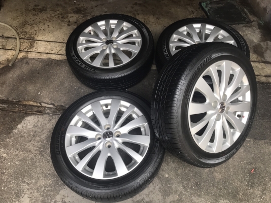 ขายล้อแม็ก ซูซูกิ สวิฟ ขอบ16 พร้อมยาง Bridgestone 185-55-16 ปลายปี13 ขายล้อแม็ก ซูซูกิ สวิฟ ขอบ16 พร้อมยาง Bridgestone 185-55-16 ปลายปี13