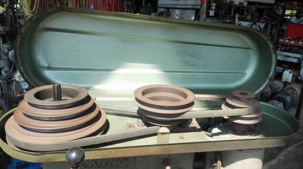 ** SOLD ** สว่านแท่นคิงส์ KING รุ่น KSD-420 เจาะ 1.1/4" (31mm.) mitsu 1 hp 380v เก่าเก็บพร้อมใช้งาน