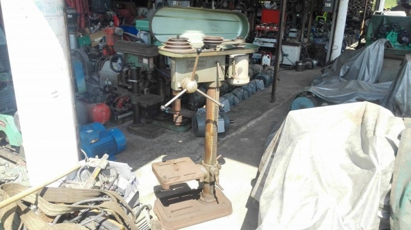 ** SOLD ** สว่านแท่นคิงส์ KING รุ่น KSD-420 เจาะ 1.1/4" (31mm.) mitsu 1 hp 380v เก่าเก็บพร้อมใช้งาน