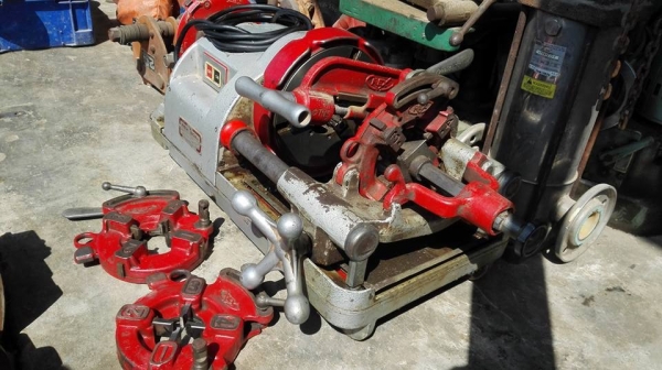 ** SOLD ** เครื่องต้าปแป๊ปญี่ปุ่น REX N 80A JAPAN ขนาด 1/2"- 3" อุปกรณ์ครบทุกขนาดพร้อมใช้