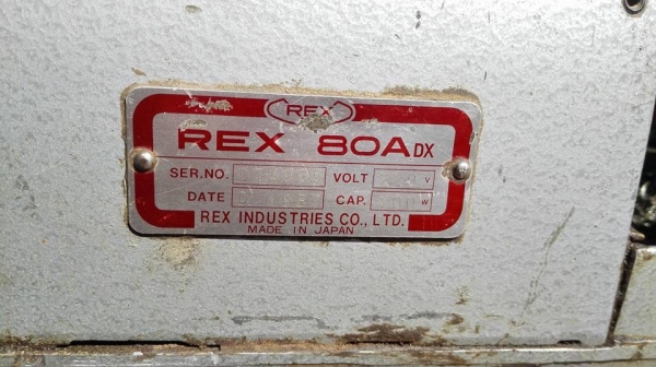 ** SOLD ** เครื่องต้าปแป๊ปญี่ปุ่น REX N 80A JAPAN ขนาด 1/2"- 3" อุปกรณ์ครบทุกขนาดพร้อมใช้