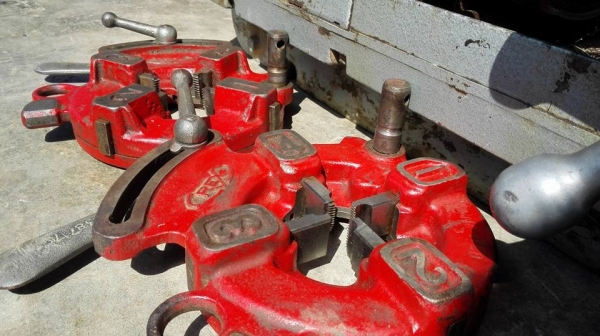 ** SOLD ** เครื่องต้าปแป๊ปญี่ปุ่น REX N 80A JAPAN ขนาด 1/2"- 3" อุปกรณ์ครบทุกขนาดพร้อมใช้