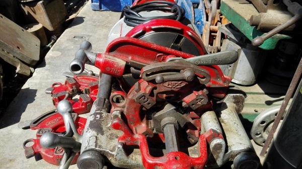 ** SOLD ** เครื่องต้าปแป๊ปญี่ปุ่น REX N 80A JAPAN ขนาด 1/2"- 3" อุปกรณ์ครบทุกขนาดพร้อมใช้