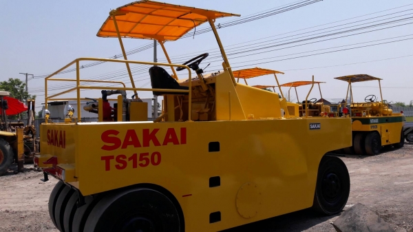 รถบดล้อยาง 9ล้อ SAKAI TS150 เอกสารเล่มทะเบียน