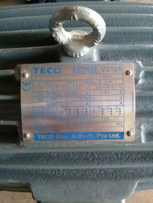 มาอีก1คุณภาพป้ายแดงจากโรงงานมอเตอร์TECO