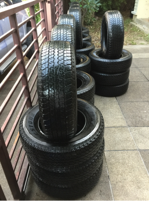 ยาง Bridgestone 245 70 16 ปลายปี16 ดอกเต็ม ไม่มีปะ เนื้อนิ่ม ใช้กันยาว ราคาไม่แพง
