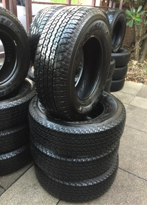 ยาง Bridgestone 245 70 16 ปลายปี16 ดอกเต็ม ไม่มีปะ เนื้อนิ่ม ใช้กันยาว ราคาไม่แพง