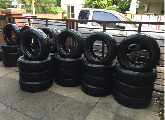 ยาง Bridgestone 245 70 16 ปลายปี16 ดอกเต็ม ไม่มีปะ เนื้อนิ่ม ใช้กันยาว ราคาไม่แพง ยาง Bridgestone 245 70 16 ปลายปี16 ดอกเต็ม ไม่มีปะ เนื้อนิ่ม ใช้กันยาว ราคาไม่แพง