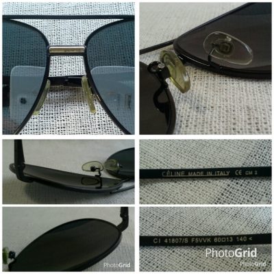 แว่นตาราชสีห์ดำฝรั่งเศส &#039;เทพบุตรตาไฟ&#039; หล่อมาดเข้ม!  Vintage CELINE handmade in France  บิ๊กไซซ์