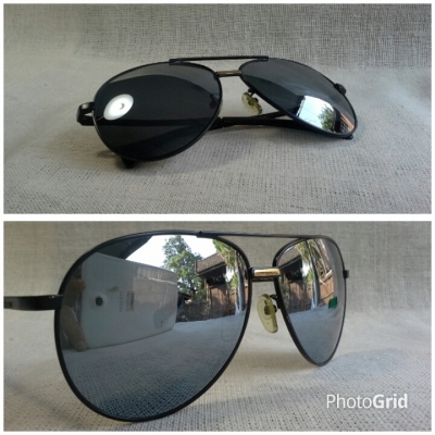 แว่นตาราชสีห์ดำฝรั่งเศส &#039;เทพบุตรตาไฟ&#039; หล่อมาดเข้ม!  Vintage CELINE handmade in France  บิ๊กไซซ์
