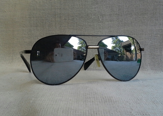 แว่นตาราชสีห์ดำฝรั่งเศส &#039;เทพบุตรตาไฟ&#039; หล่อมาดเข้ม!  Vintage CELINE handmade in France  บิ๊กไซซ์