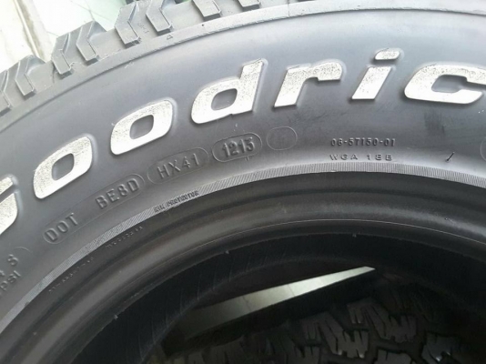 BF KO1 USA. ขนาด 265-75-16 ปี13 สภาพสวยๆ 1ชุด BF KO1 USA. ขนาด 265-75-16 ปี13 สภาพสวยๆ 1ชุด