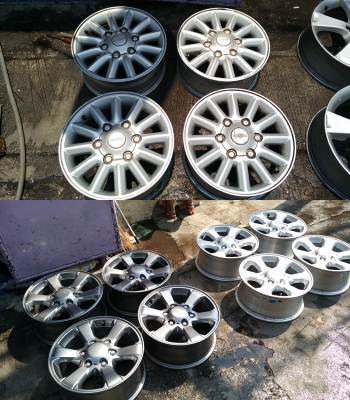 แม็ก Mitsubishi Strada 4WD 15/Rodeo16/แม็ก Retro 15-6-139.7 ออฟเยอะ ราคา 3500-4500 บาท หลายชุดครับ