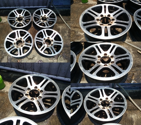 แม็ก Mitsubishi Strada 4WD 15/Rodeo16/แม็ก Retro 15-6-139.7 ออฟเยอะ ราคา 3500-4500 บาท หลายชุดครับ