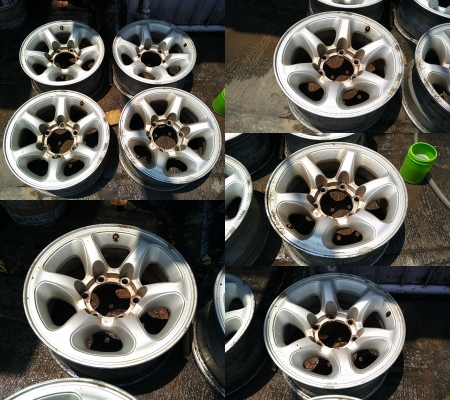 แม็ก Mitsubishi Strada 4WD 15/Rodeo16/แม็ก Retro 15-6-139.7 ออฟเยอะ ราคา 3500-4500 บาท หลายชุดครับ