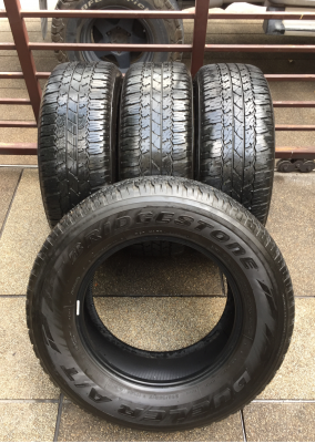 ยาง Bridgestone 265 65 17 กลางปี16 ดอกเต็ม ไม่มีปะ ใช้ยาว ราคาไม่แพง