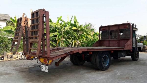 ขาย บาท 6ล้อหัวยาว บรรทุกรถเกี่ยวแบคโคร รถสภาพดีพร้อมใช้งาน เอกสารเล่มทะเบียนถูกต้อง พร้อมโอนภาษี60