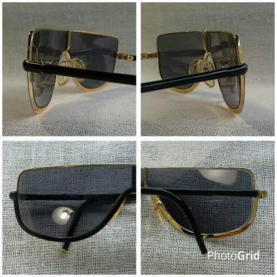 แว่นตาอิตาเลียนวินเทจ ยุค &#039;80s  โมเดลคลาสสิค &#039;ปีก - นักบิน&#039;  Vintage GIANFRANCO FERRE handmade in Italy  บิ๊กไซซ์!