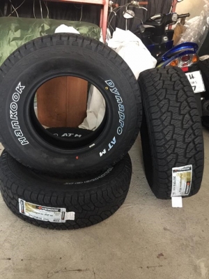 ยางใหม่ Hankook Dynapro AT-M ปี 17 ขนาด 265-70R16 ยางใหม่ Hankook Dynapro AT-M ปี 17 ขนาด 265-70R16