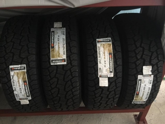 ยางใหม่ Hankook Dynapro AT-M ปี 17 ขนาด 265-70R16