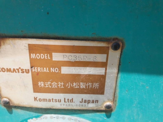ขายKOMATSU PC35R-8  เก่าญี่ปุ่นแท้...สภาพสวย  เดิมๆๆ  เครื่องปั๊มดี  ชั่วโมงน้อย  ลองระบบกันได้ทุกวัน  โทร  089-3818694  ดวงนภา