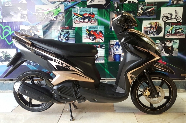 mio 125 i สีดำน้ำตาล ตัวท็อปล้อแมกซ์ หัวฉีดแล้ว 24900