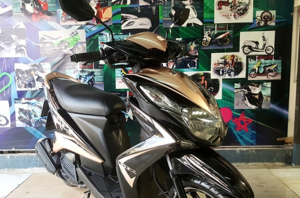 mio 125 i สีดำน้ำตาล ตัวท็อปล้อแมกซ์ หัวฉีดแล้ว 24900