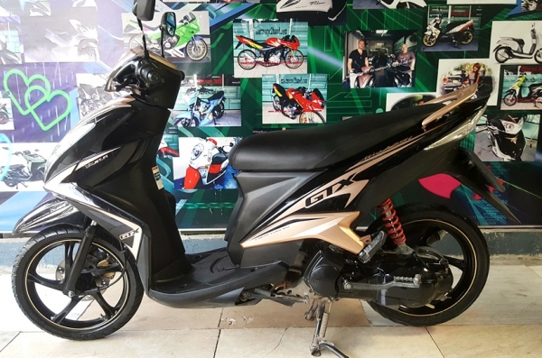 mio 125 i สีดำน้ำตาล ตัวท็อปล้อแมกซ์ หัวฉีดแล้ว 24900