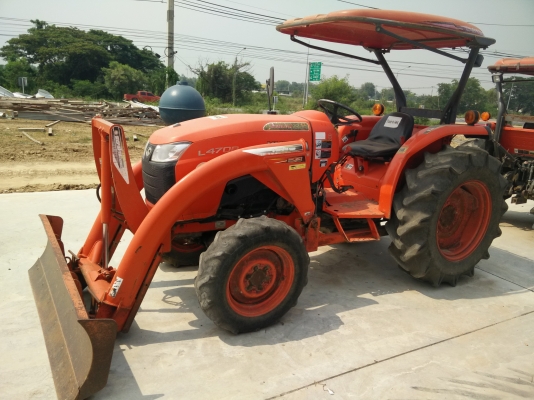 ขายแทรกเตอร์คูโบต้า L4708 พร้อมใบดันคานบน รถพร้อมใช้งานสภาพดี สนใจมาชมและทดลองขับกันได้ที่ฮั้วเฮงหลี อยุธยา
