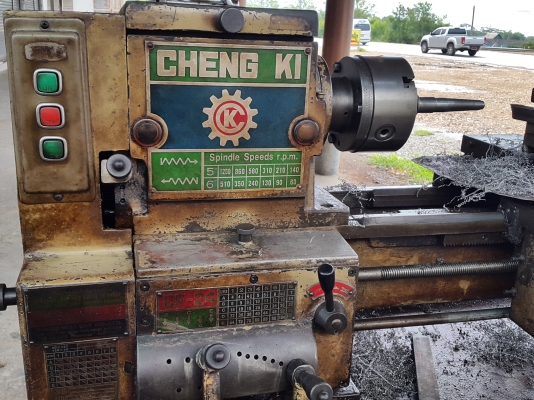 แท่นกลึง พร้อมใช้งาน 4 ฟุต ราคาเบาๆๆ 2 เพลา ด่วนๆๆๆ 45,000