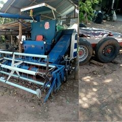 ขายรถเกี่ยวข้าว ZAI สภาพใช้งานทุกปี อะไหล่ตลาดทั่วไป พร้อมรถลากสาลี่
