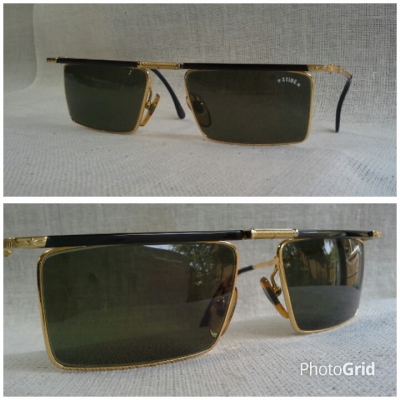 แว่นตาอิตาเลียนวินเทจแนว &#039;นักบิน&#039; ยุค &#039;90s หายาก!  Vintage STING by DIERRE handmade in Italy