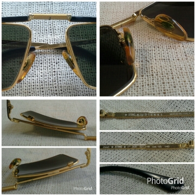 แว่นตาอิตาเลียนวินเทจแนว &#039;นักบิน&#039; ยุค &#039;90s หายาก!  Vintage STING by DIERRE handmade in Italy