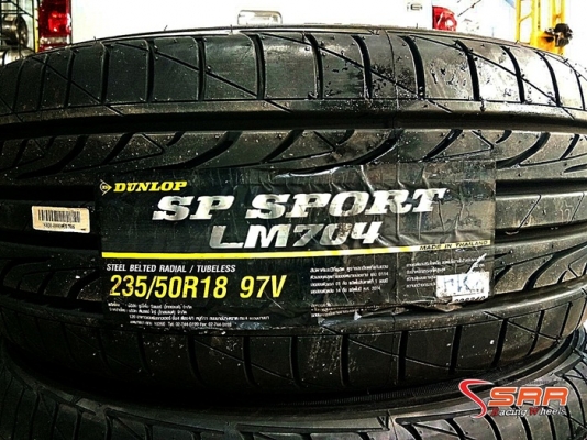 ยาง DUNLOP LM704 235/50R18 ปี14 เส้นละ 2,900 บาท ยาง DUNLOP LM704 235/50R18 ปี14 เส้นละ 2,900 บาท
