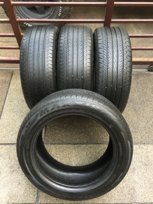 ยาง Maxxis 215 55 17 ปี16 ดอกเต็ม เนื้อนิ่มๆ ใช้ยาว ราคาไม่แพง