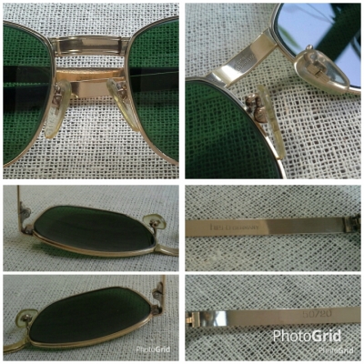 แว่นตาวีรบุรุษ (ในหัวใจเธอ)  เยอรมันโกลด์ฟิลด์ยุค &#039;50s  Vintage HERO handmade in Germany  12 K