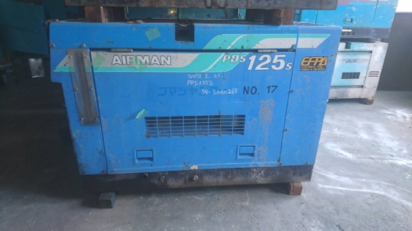 #เครื่องปั๊มลม Airman PDS125S ขนาด 7bar 125cfm. นำเข้าจากญี่ปุ่น by OEK 098-5625920