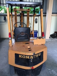 ขาย โฟล์คลิฟท์มือสอง Komatsu 1.5 ตัน เสาสูง 3 เมตร เบนซิน