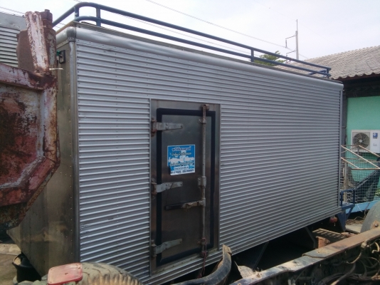 ขายตู้น้ำแข้ง6ล้อ2ประตู(ไม่มีเครื่องทำความเย็น)