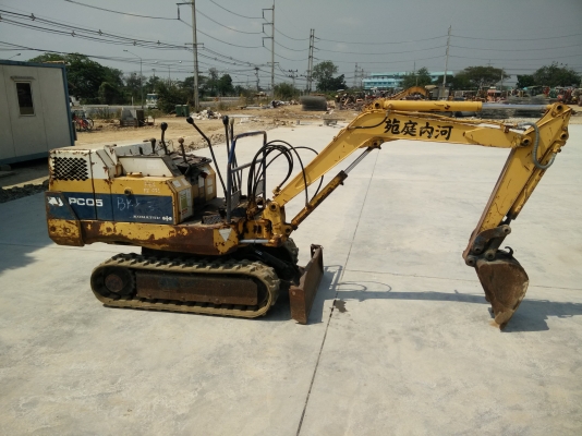 ขายด่วนรถขุดเล็กเก่านอก Komatsu PC05 รถใช้งานได้ปกติทุกระบบ เครื่องดี