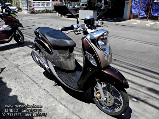 (สด-ผ่อน) YAMAHA FINO หัวฉีด ปี2015 สีน้ำตาล