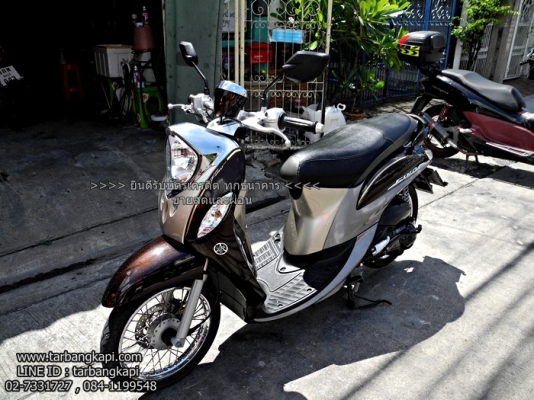 (สด-ผ่อน) YAMAHA FINO หัวฉีด ปี2015 สีน้ำตาล