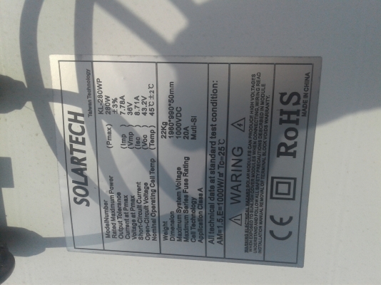 แผงโซล่าเซลล์ราคาถูก280วัตร